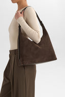Markberg Tribeca Taske Dark Brown Suede