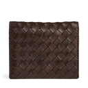 Markberg Amelia Kortholder Dark Brown Flettet Læder