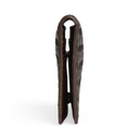 Markberg Amelia Kortholder Dark Brown Flettet Læder