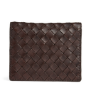 Markberg Amelia Kortholder Dark Brown Flettet Læder