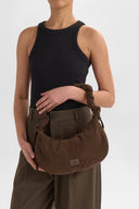 Markberg Crave Håndtaske Dark Brown Corduroy