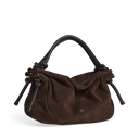 Markberg Zahara Håndtaske Dark Brown Suede