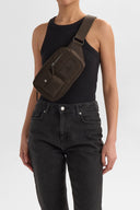 Markberg Darla Bæltetaske Espresso Brown Monochrome