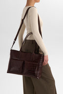 Markberg Kelsey Croco Dark Brown Vintage