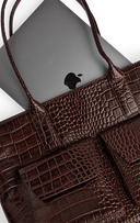 Markberg Kelsey Croco Dark Brown Vintage