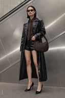 Markberg Brown Sateen Handbag