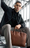 AxelMBG Laptop Bag - Cognac