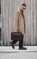 KnoxMBG Laptop Bag - Dark Brown Vintage