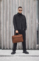 MasonMBG Laptop Bag - Cognac