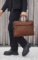 MasonMBG Laptop Bag - Cognac