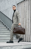 GavinMBG Weekend Bag, 30L - Dark Brown Vintage