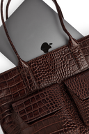 KelseyMBG Work Bag, Croco - Pre-order