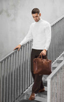 AshtonMBG Laptop Bag - Cognac