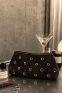 Markberg Brown Suede Essie Crossbody Bag And Clutch