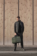 Atlas Olive Rubber Weekendtaske