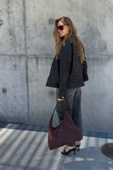 ZoenaMBG Bag, Suede Weave
