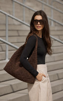 ZoenaMBG Bag, Suede Weave