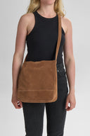 CayMBG Crossbody Bag, Suede
