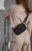 DarlaMBG Small Crossbody Bag, Monochrome, Gold