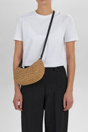 DenelaMBG Crossbody Bag, Raffia
