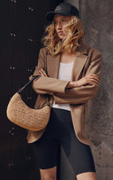 HeliaMBG Crossbody Bag, Raffia