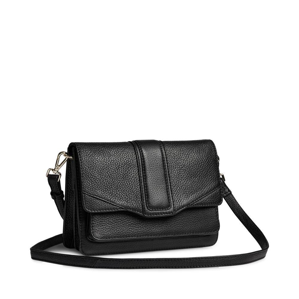 black leather backpack gold cross jane JaneMBG Crossbody Bag in Grain Leather