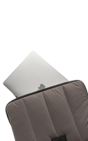 Markberg.dk kontortilbehør ONE SIZE AloraMBG Laptop Sleeve 14", Recycled, Line Puffer