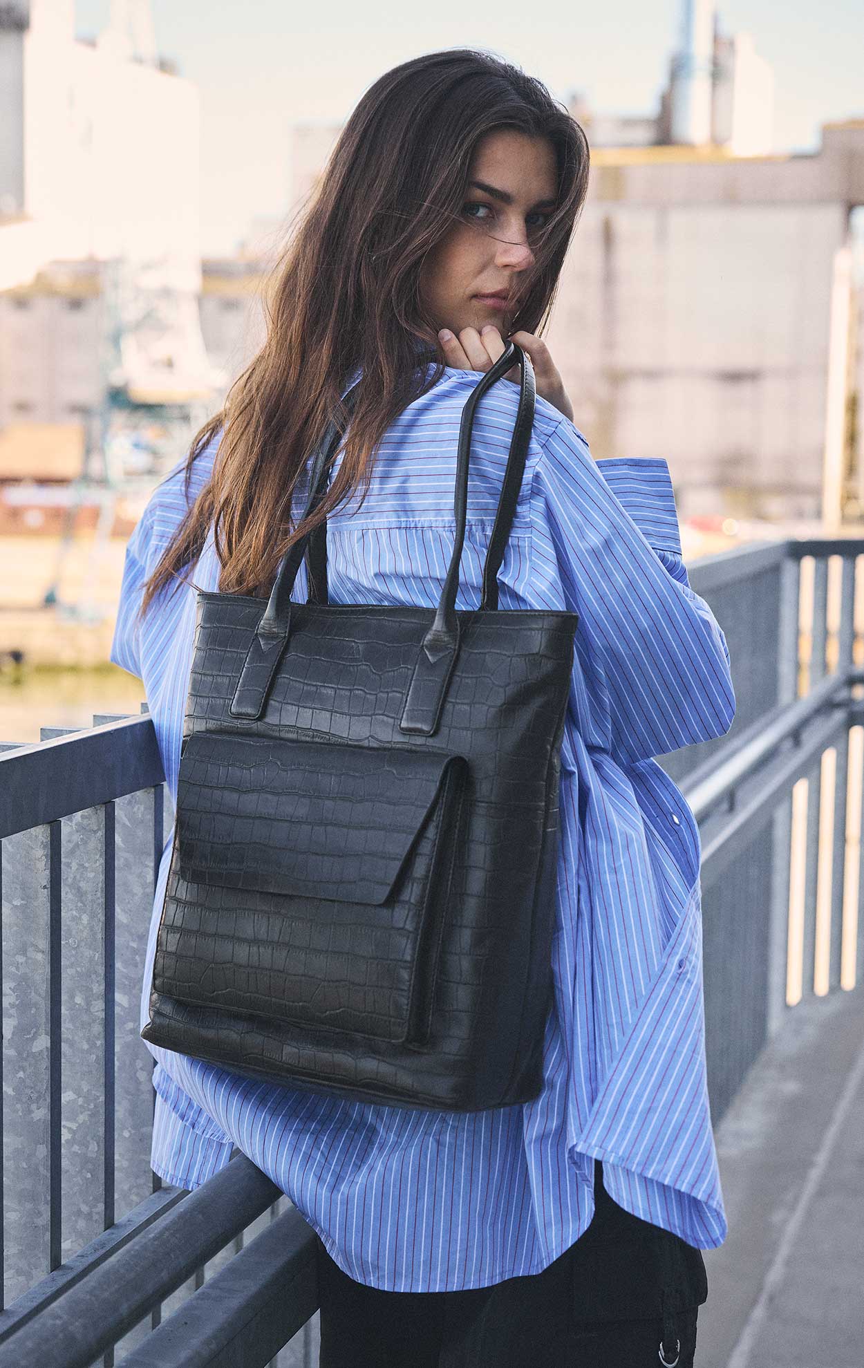 AubreyMBG Bag, Croc – Markberg.com