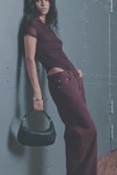 Markberg Style Video Mini Muse Weave Black Bag