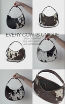 HeliaMBG Crossbody Bag, Cow Print